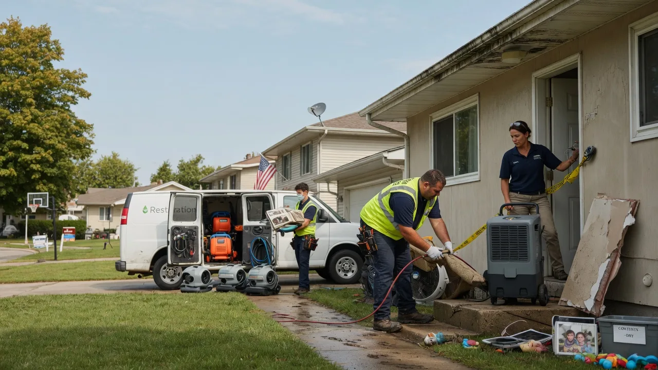 Water Damage Restoration in Mount Olive, NC near me